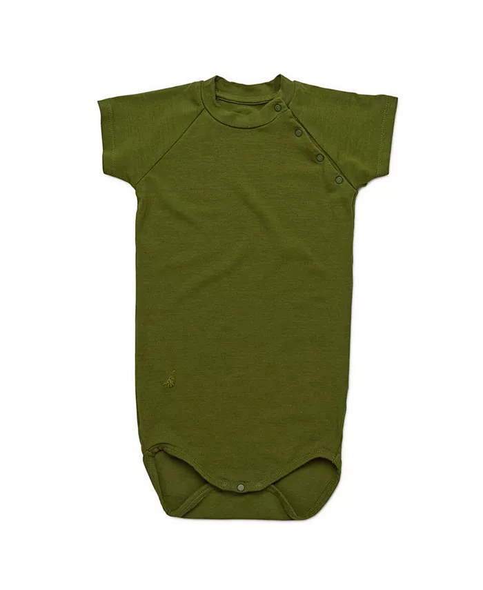 

Детский боди с коротким рукавом из бамбука Vild House of Little, зеленый