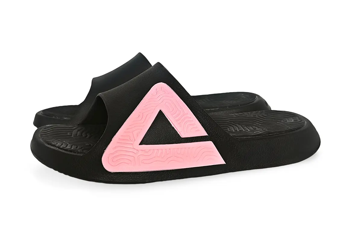 PEAK Тай Дзи 1.0 слайды мужские Abrasion Resistant Cushioning Black Pink — фото 3