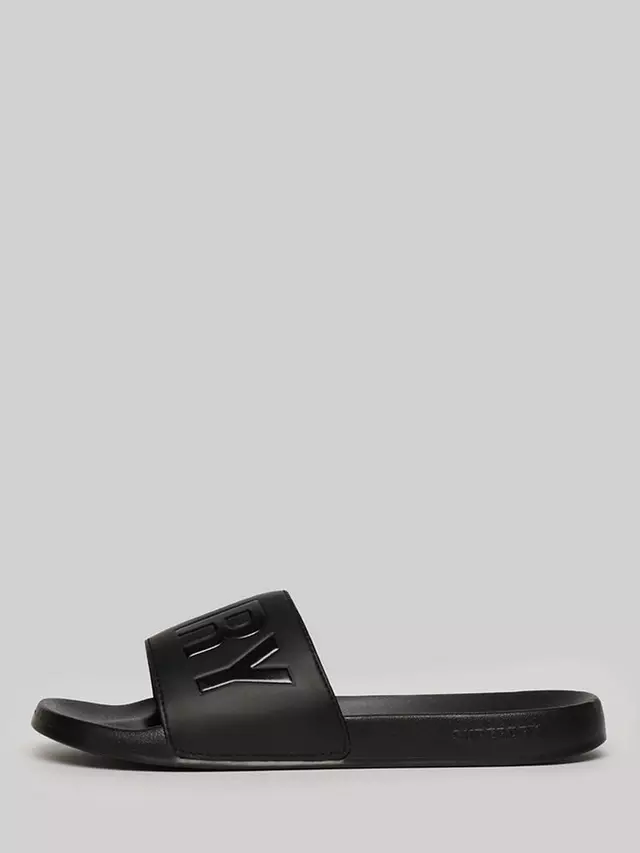 

Шлепанцы Superdry Vegan Core Logo Pool, черный