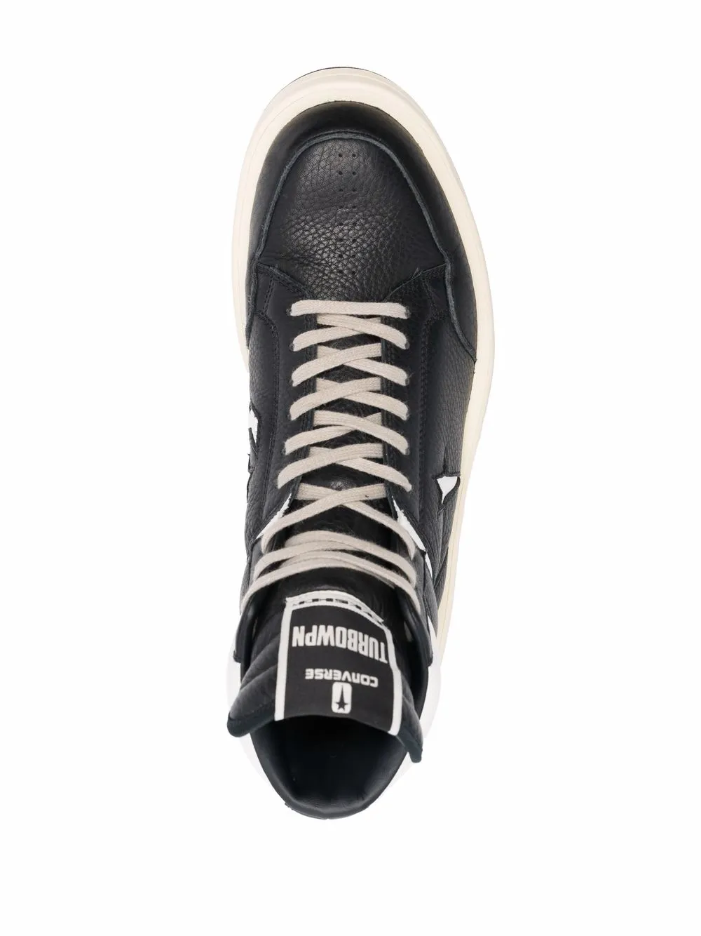 Высокие кеды DRKSHDW TURBODRK из коллаборации с Converse Rick Owens DRKSHDW, черный — фото 4