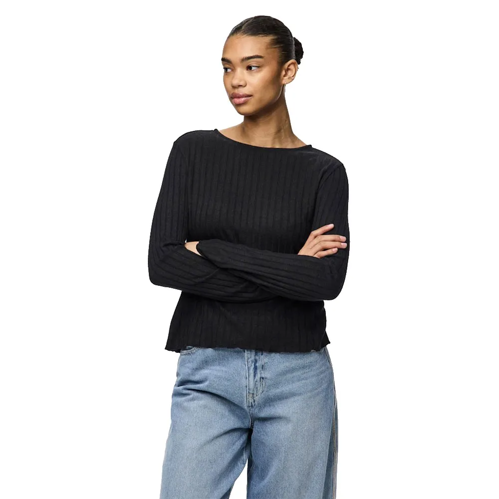 

Лонгслив Pieces Iris, черный