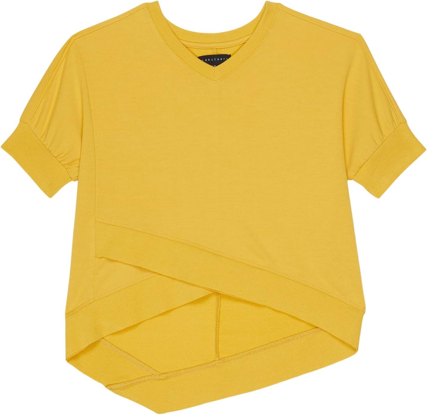 

Топ Sanctuary Short Sleeve Knit Top, цвет Light Yellow