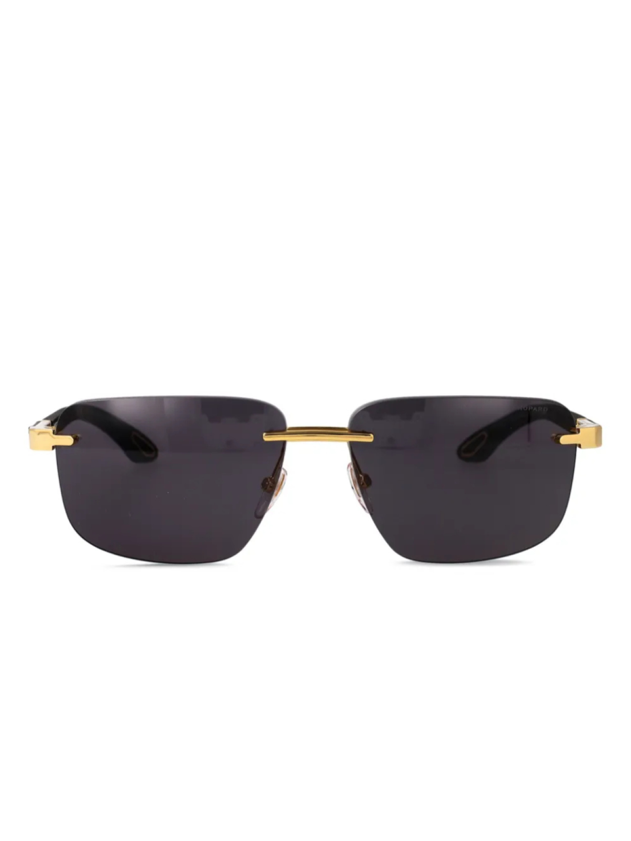 

Солнцезащитные очки Chopard Eyewear в квадратной оправе, черный