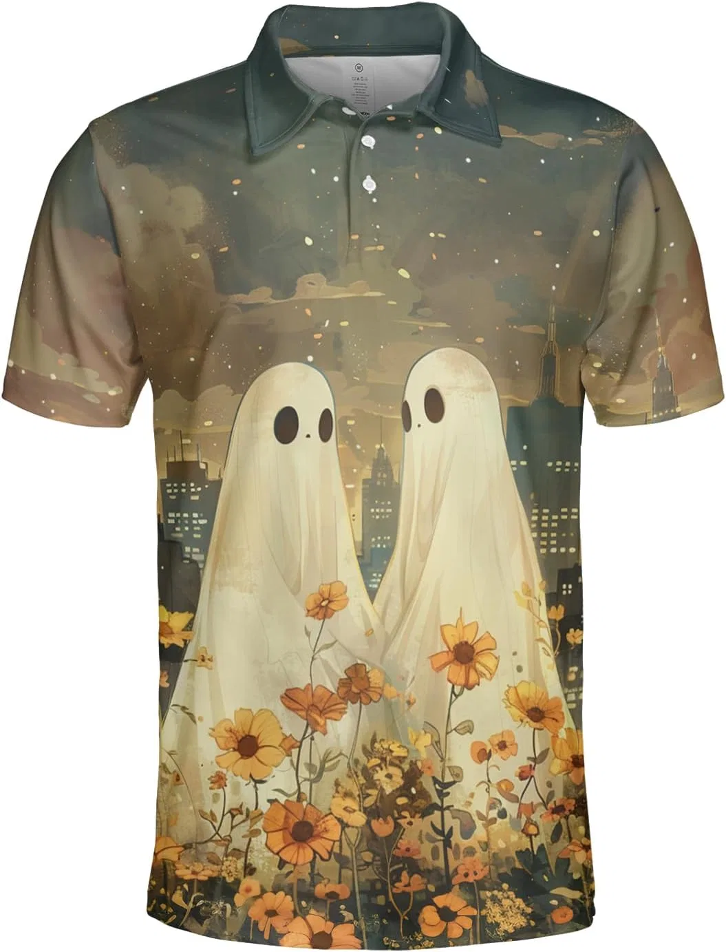 Футболка поло с принтом, Halloween, бренд Generic, цвет Hlw_04
