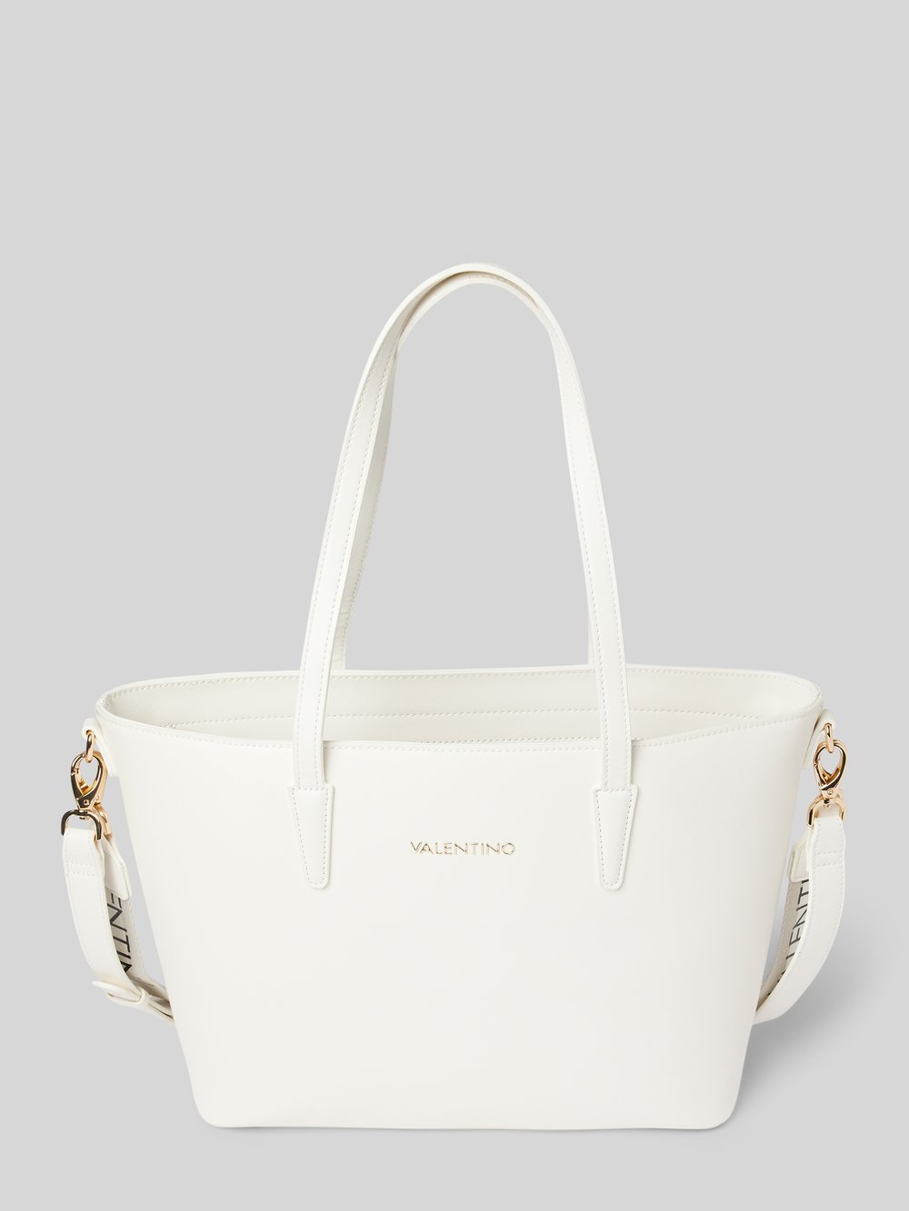 

Модель шоппера с наклейкой этикетки «ZERO» VALENTINO BAGS, белый