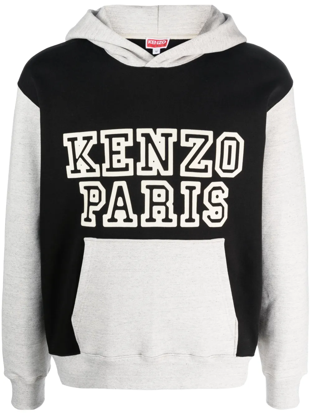 

Толстовка в стиле колор-блок KENZO, черный