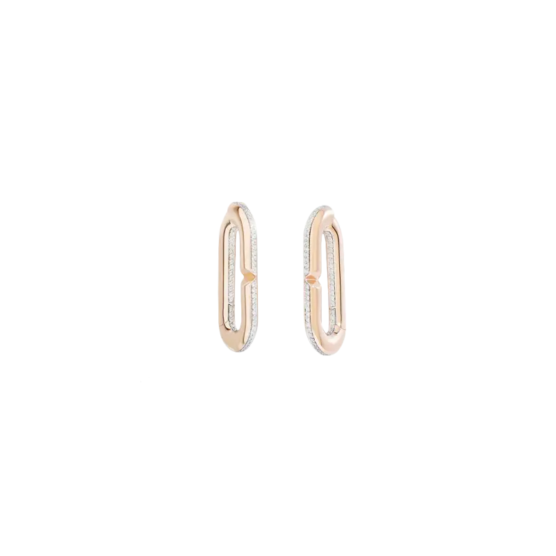 

Серьги mon jeu maxi из розового золота и бриллиантов - 0g1832b310 VHERNIER