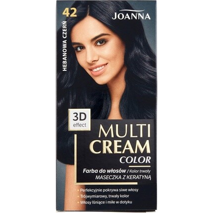 

Мультикремовый цвет Ebony Black 42, Joanna