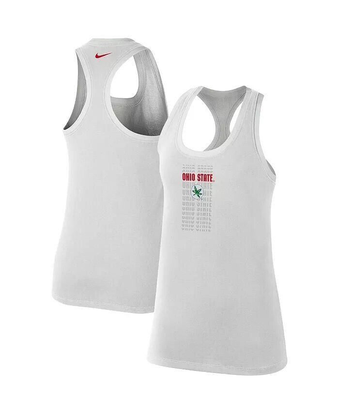 

Женская серая майка Ohio State Buckeyes Game Time Nike