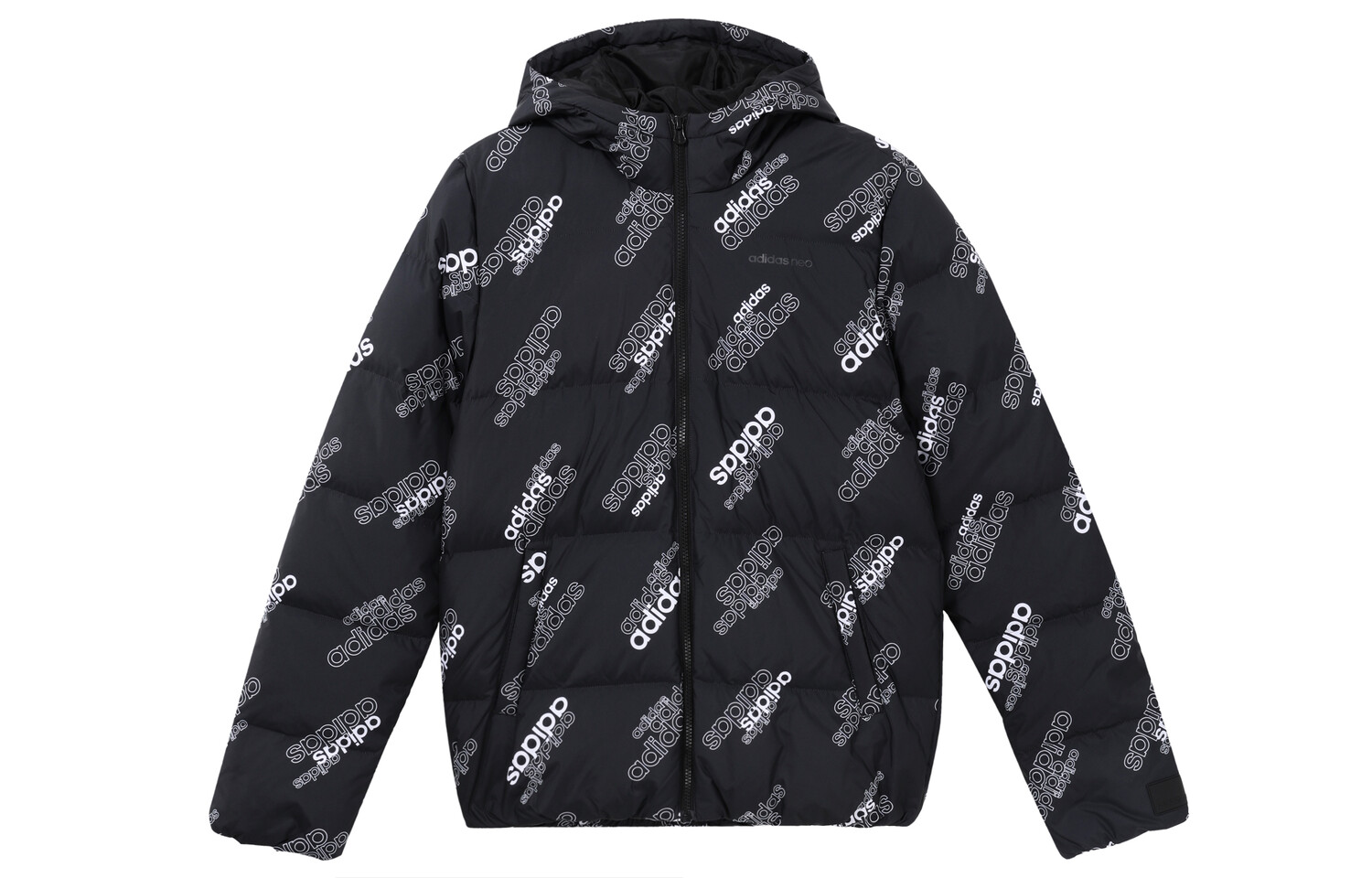 

Пуховик мужской черный Adidas Neo, черный