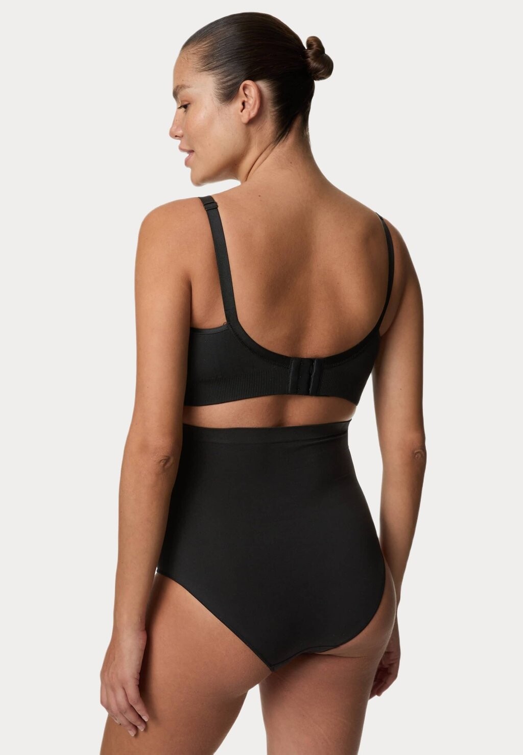 

Трусы 3 PACK HIGH WAISTED KNICKERS Marks & Spencer, черный