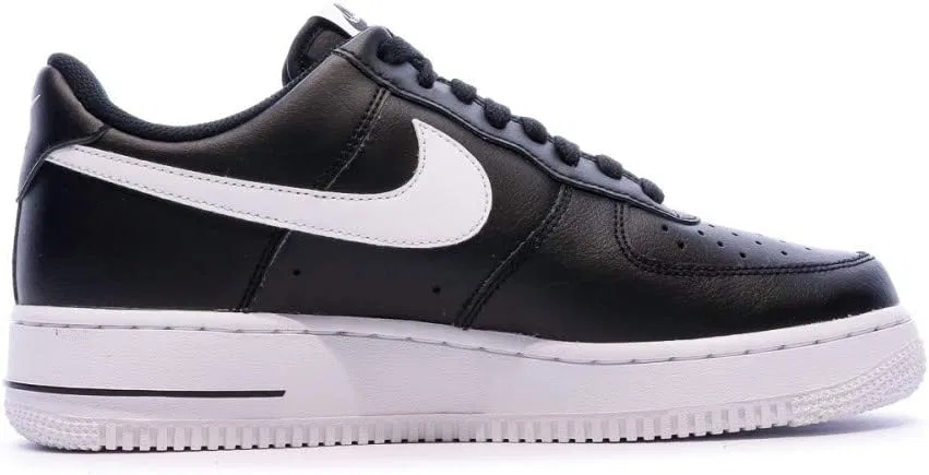 Мужские баскетбольные кроссовки Nike Air Force 1 '07 An20, Black White — фото 2