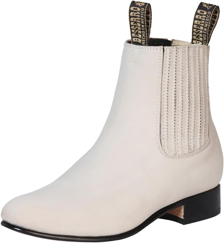 

Мужские ботинки Ботин Чарро El Besserro, натуральная кожа, сапоги чарро, сапоги мариачи Generic, Hueso Nobuck