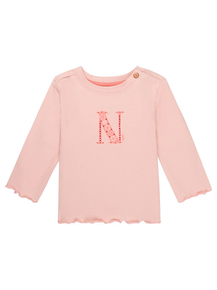 

Noppies Футболка с длинными рукавами "Marlow" розового цвета