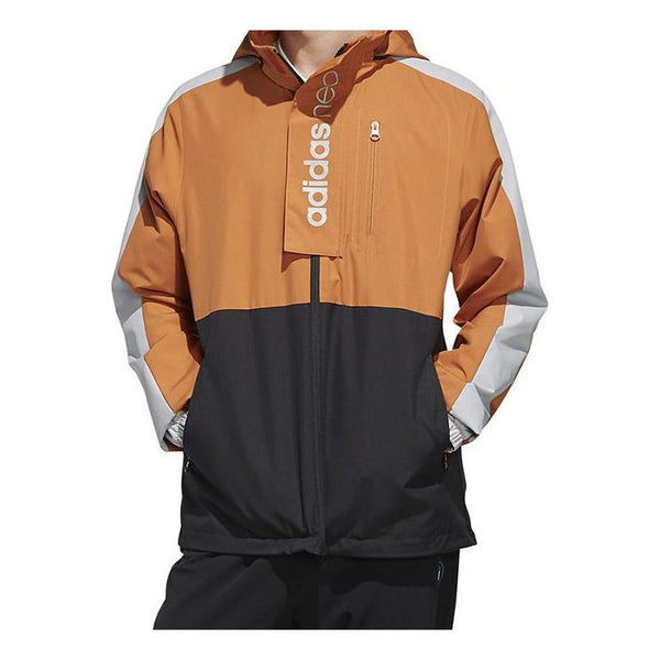 

Куртка adidas neo M Cs wb 2 Detachable Splicing Sports Jacket Brown, коричневый