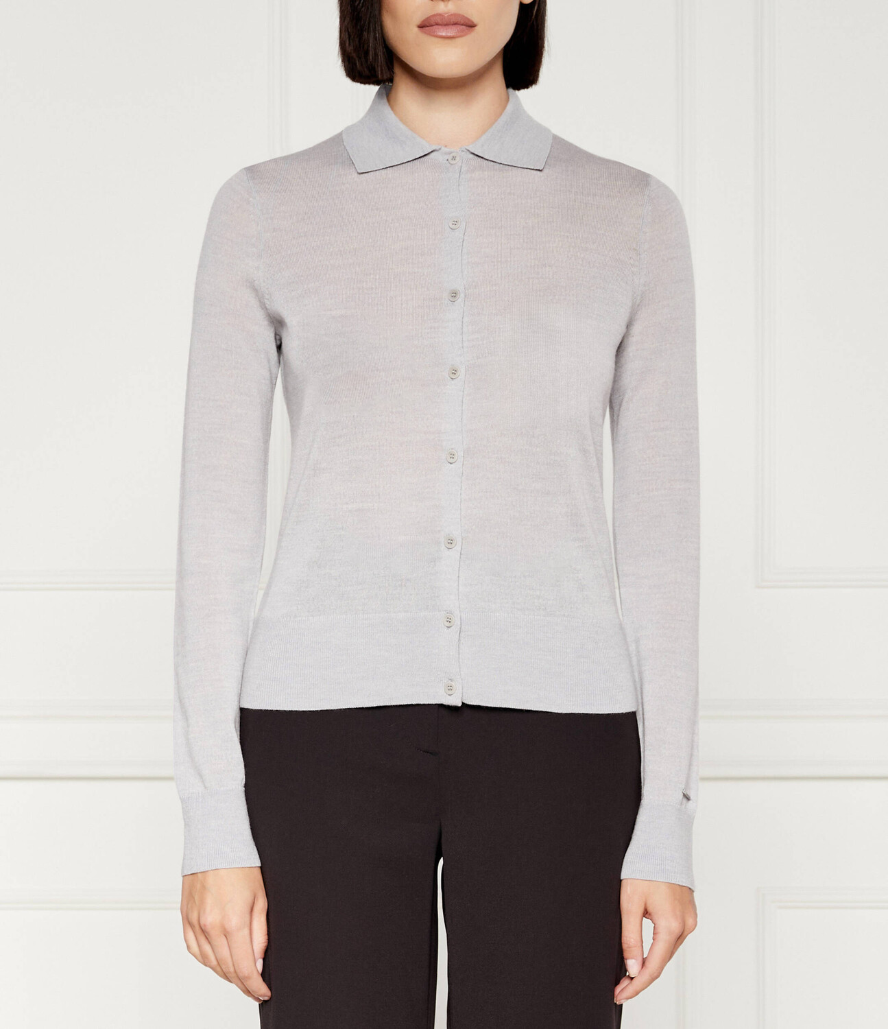 

Свитер Calvin Klein Shaped fit, серый