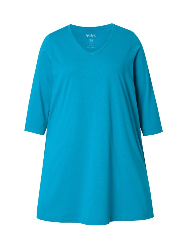 

Футболка Ulla Popken Longshirt, цвет blaugrün