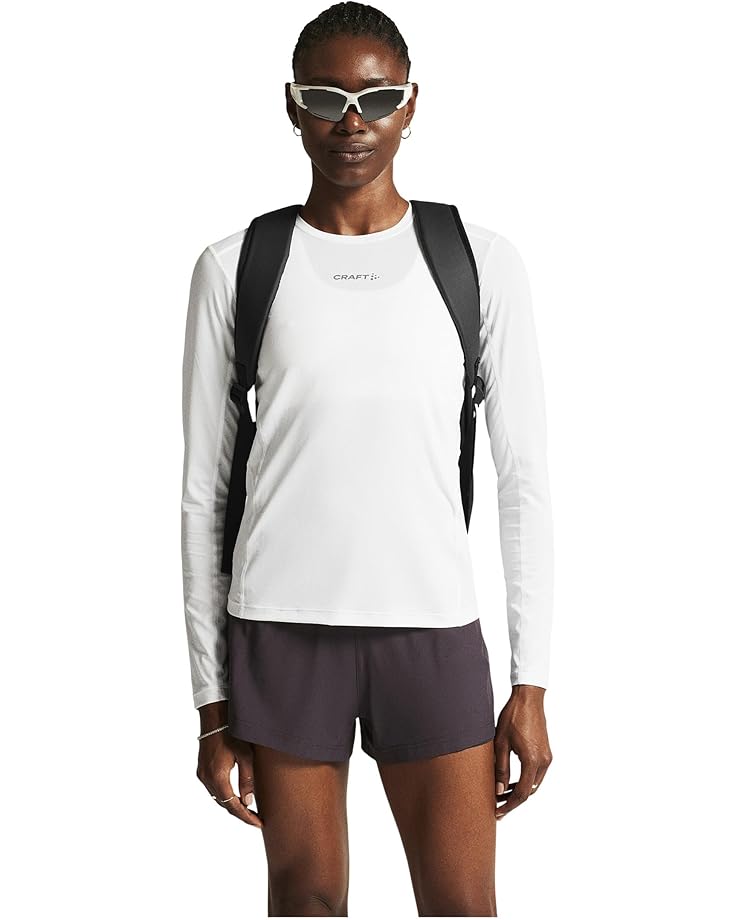 

Женская футболка Craft Advance Essence Longsleeve 2, White, Белый, Женская футболка Craft Advance Essence Longsleeve 2, White