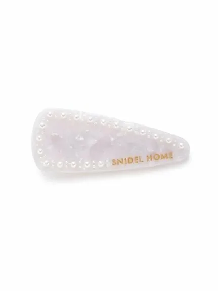Жемчужная заколка для волос Snidel Home, WHT[001]