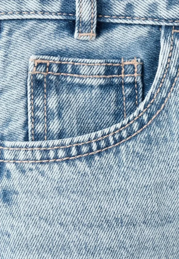 Подростковая юбка а-силуэта Mango Kids, Blue Denim — фото 4