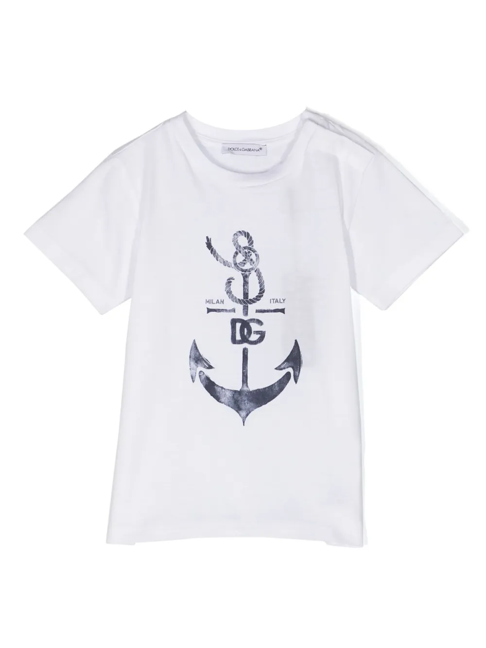 

Футболка с принтом Dolce & Gabbana Kids, белый