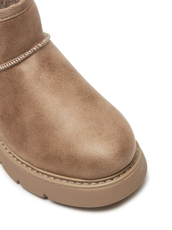 Зимние ботинки женские Skechers Keepsakes Lite с искусственным мехом, коричневый — фото 4