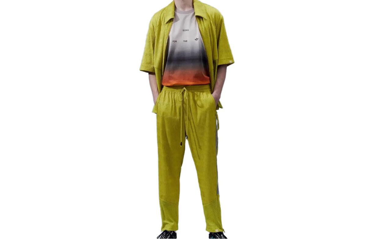 

Adidas X Song For The Mute Брюки SFTM Adidas Originals, желто-зеленый