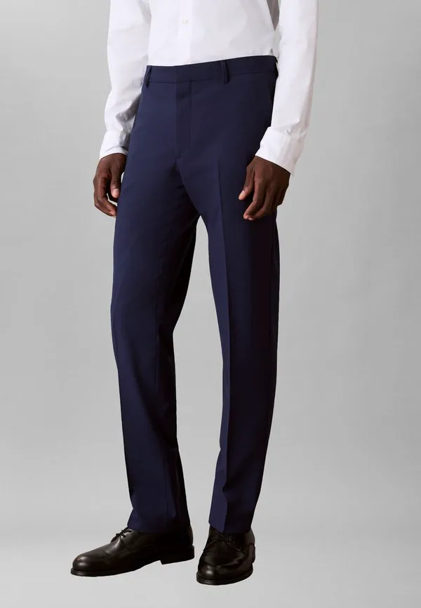Классические классические брюки от делового костюма. Calvin Klein, Dark Blue