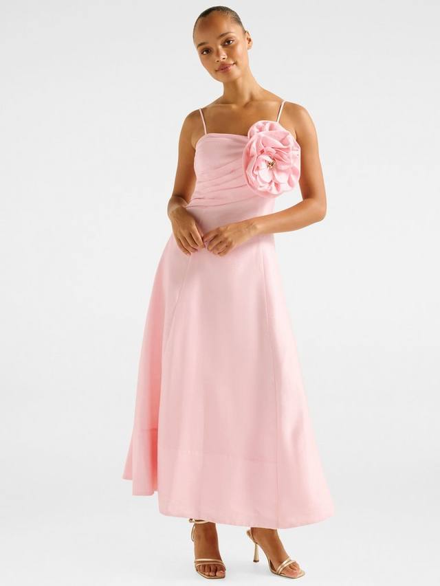 

Платье миди Felicia с цветочными деталями Forever New, Soft Pink