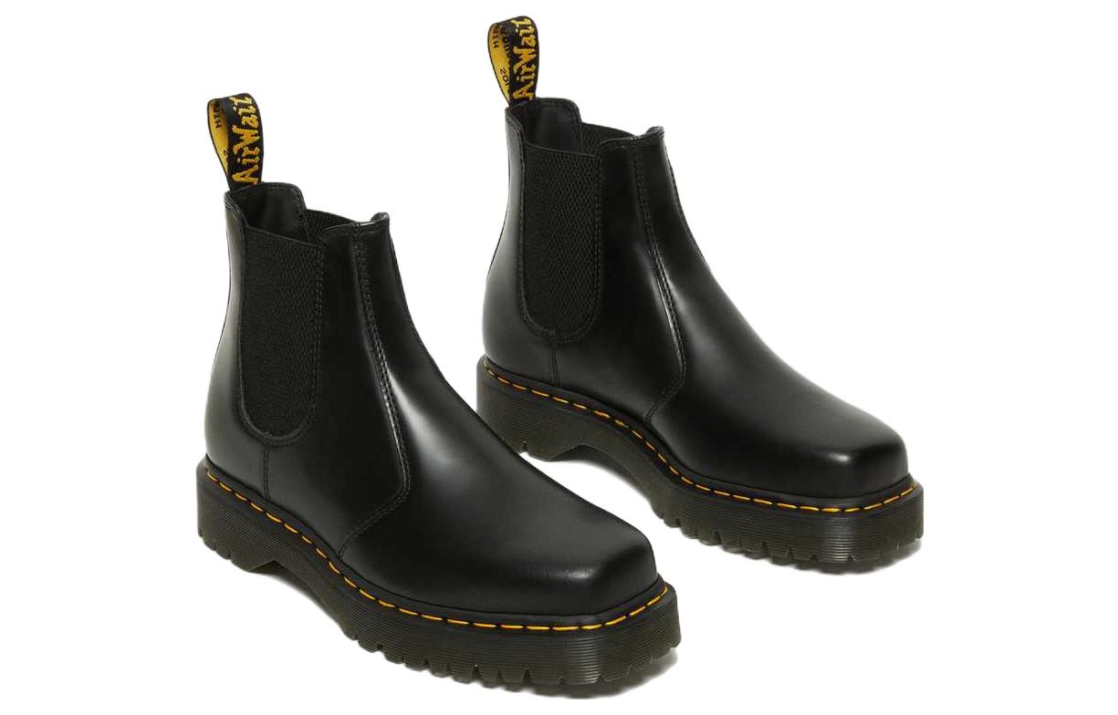 Мужские ботинки челси Dr. Martens 2976 Bex кожаные с квадратным носком, черный — фото 3