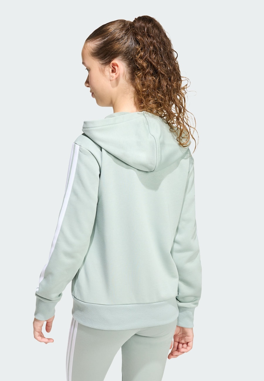 Спортивная толстовка с капюшоном на молнии ADIDAS SPORTSWEAR Essentials, мятный — фото 4