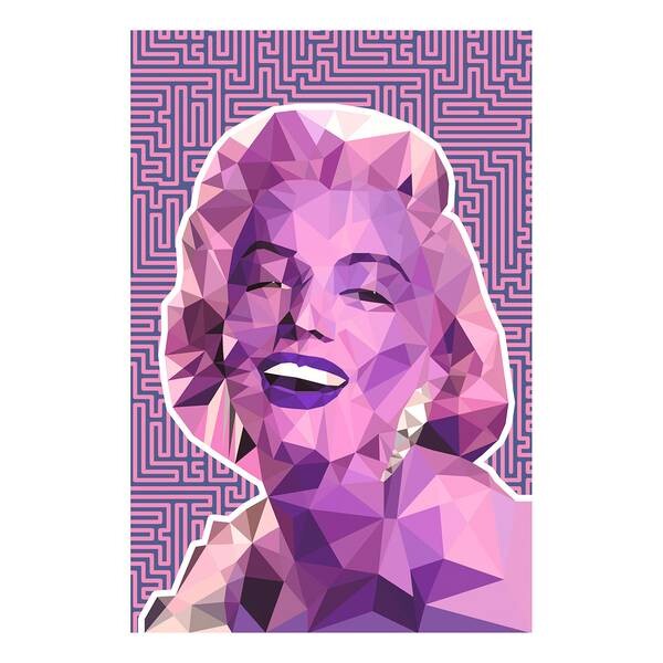 

Фреска Artgeist Monroe, розовый