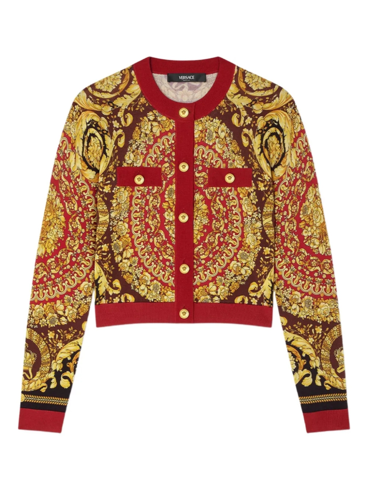 

Versace кардиган Barocco, красный