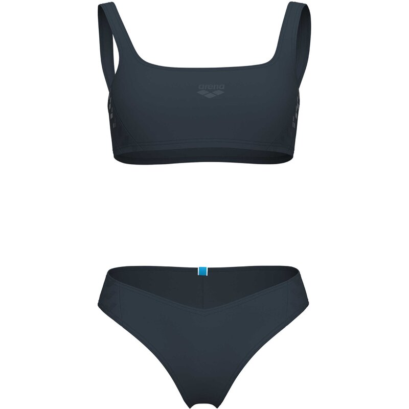 

Купальник-Бикини в полоску Arena, цвет asphalt