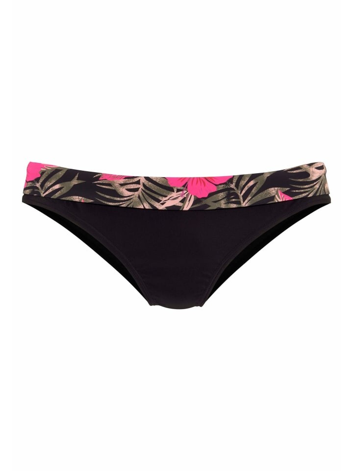 

Низ бикини LASCANA Hose, цвет schwarz-pink-bedruckt
