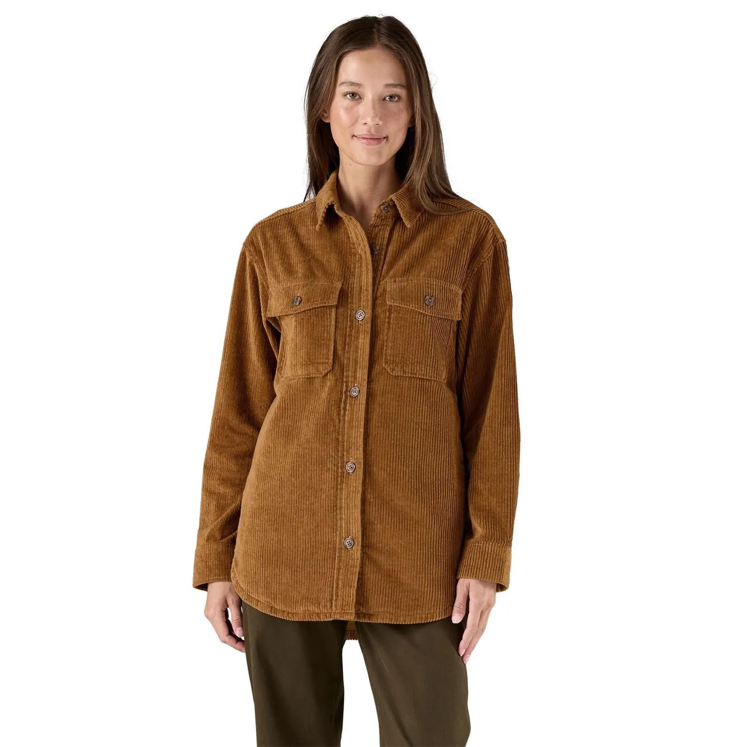 Куртка-рубашка из вельвета Patagonia, Shelter Brown — фото 2