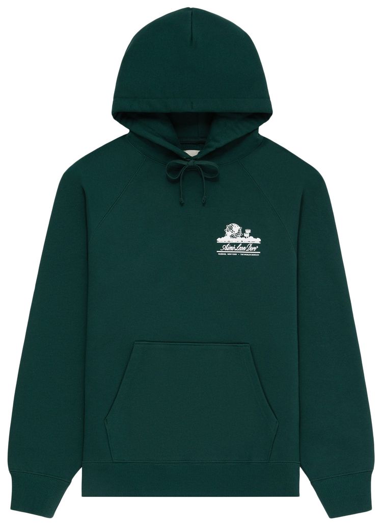 

Худи Aimé Leon Dore Unisphere Hoodie 'Botanical Green', зеленый