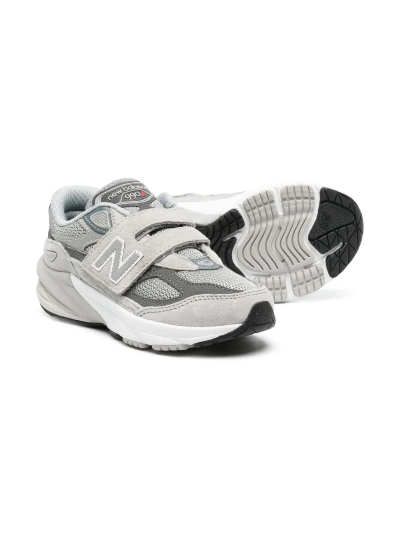 Кроссовки Fuelcell на липучках New Balance Kids, серый — фото 2