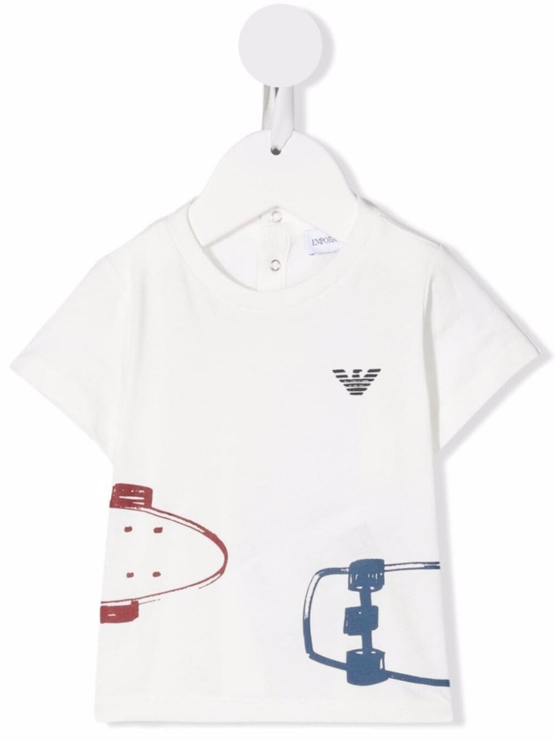 

Emporio Armani футболка с логотипом, белый