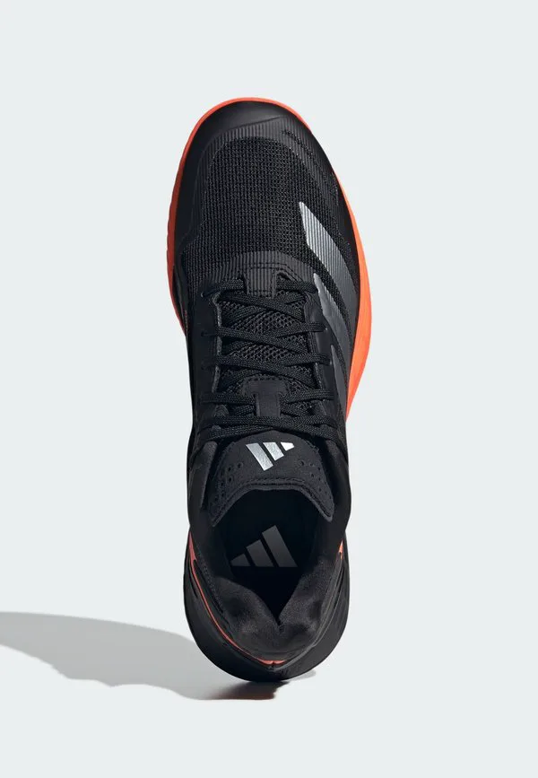 Теннисные кроссовки defiant speed 2 all-court Adidas Performance, Core Black Core Black Lucid Orange — фото 3