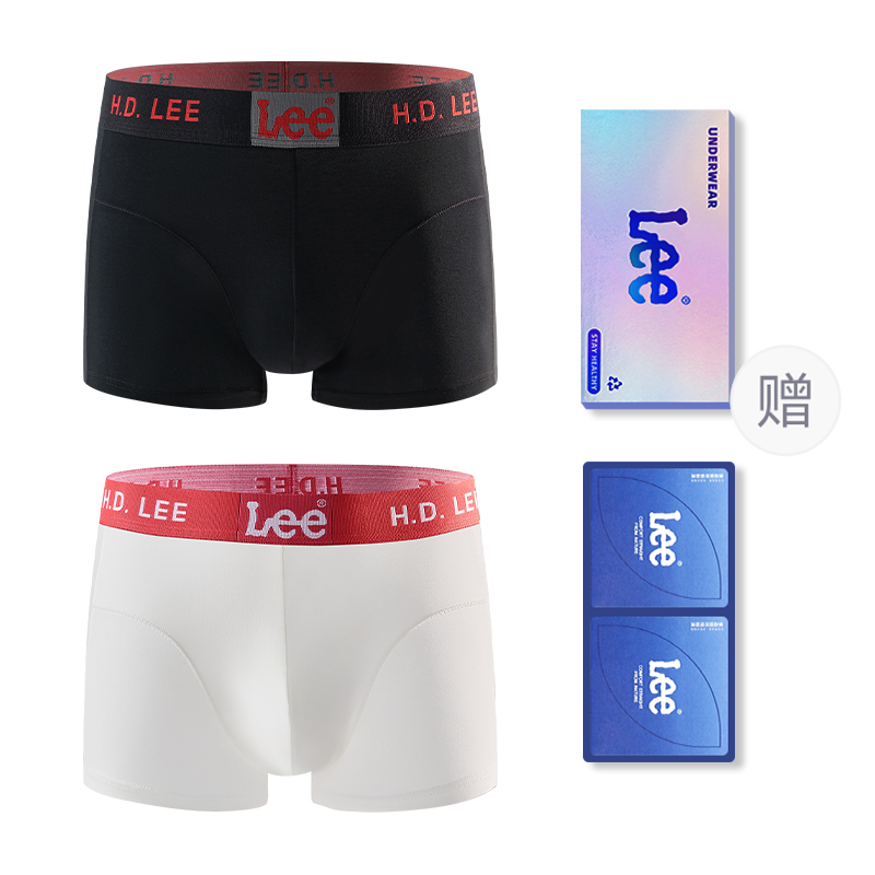 

Классические 101 трусы мужские подарочный набор из 2 полосок Lee, белый