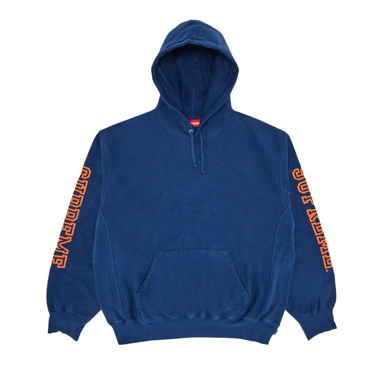 

Толстовка Supreme Collegiate Sleeve Hooded Sweatshirt, Dark Royal