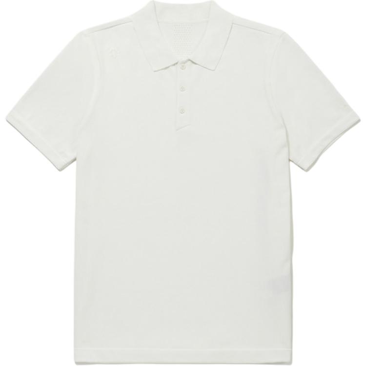 

Футболка-поло мужская с воротником-поло умеренная DESCENTE, кремовый белый