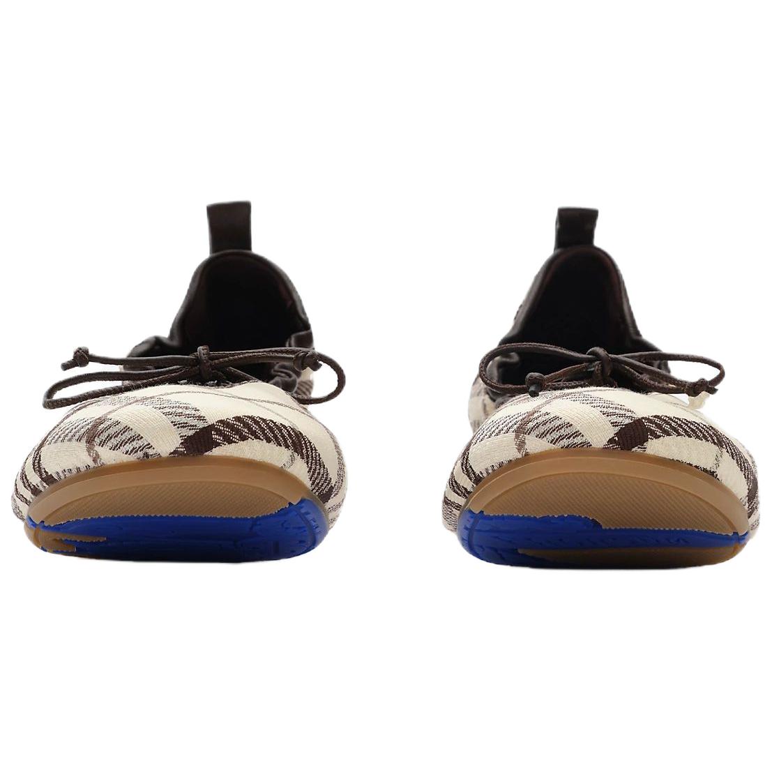Burberry Fawn Casual Shoes Women's Light Beige — фото 4