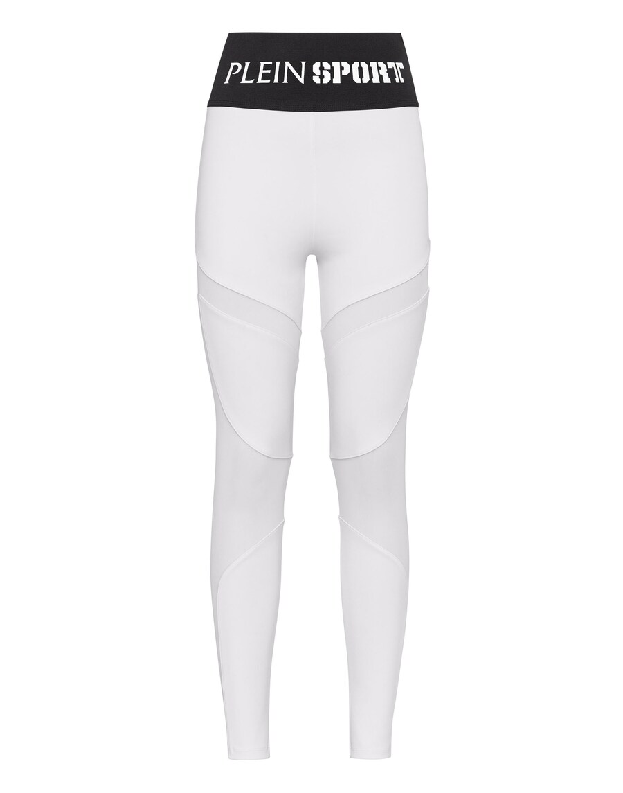 

Леггинсы Plein Sport Skinny Leggings, белый