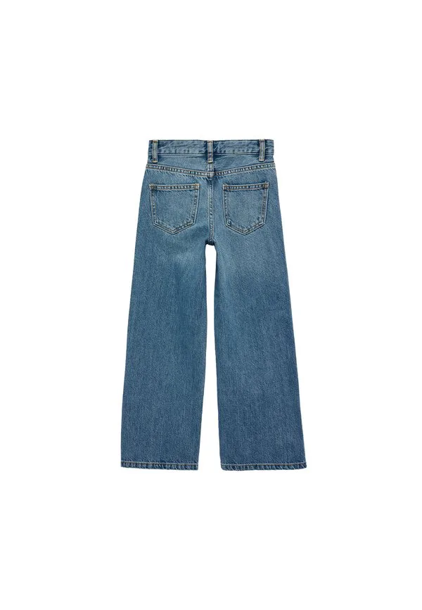 Джинсы свободного кроя с широкими штанинами Koton, Blue Denim — фото 4