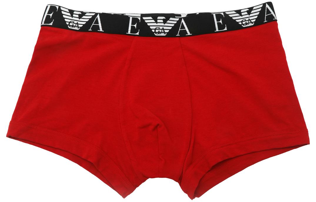 Мужские трусы-боксеры EMPORIO ARMANI, 3 Pack (черный+красный+серый) — фото 4