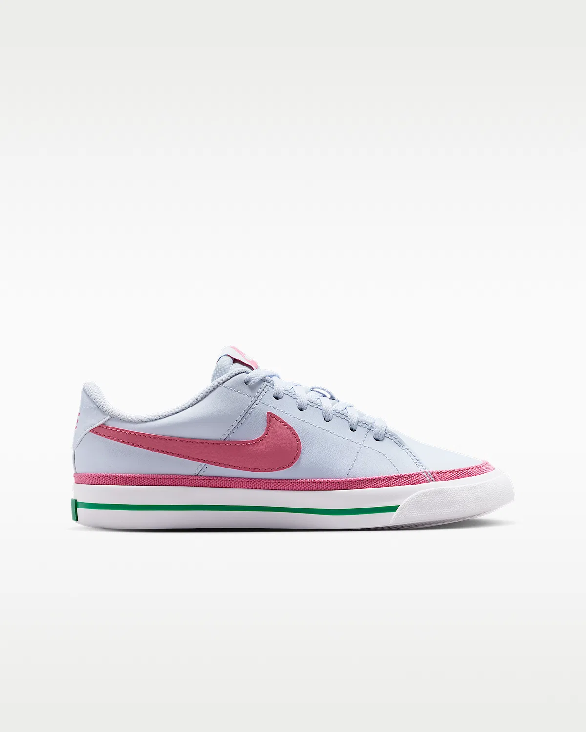 Детские кроссовки Nike Court Legacy, Football Grey/White/Malachite/Peony — фото 3