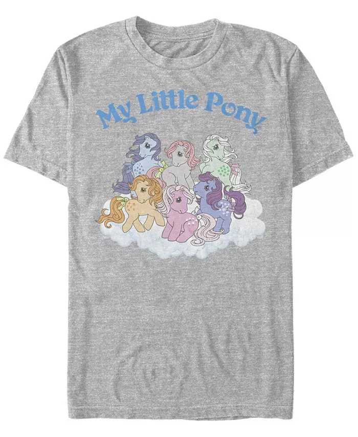 

Мужская футболка My Little Pony Group с коротким рукавом Fifth Sun, серый
