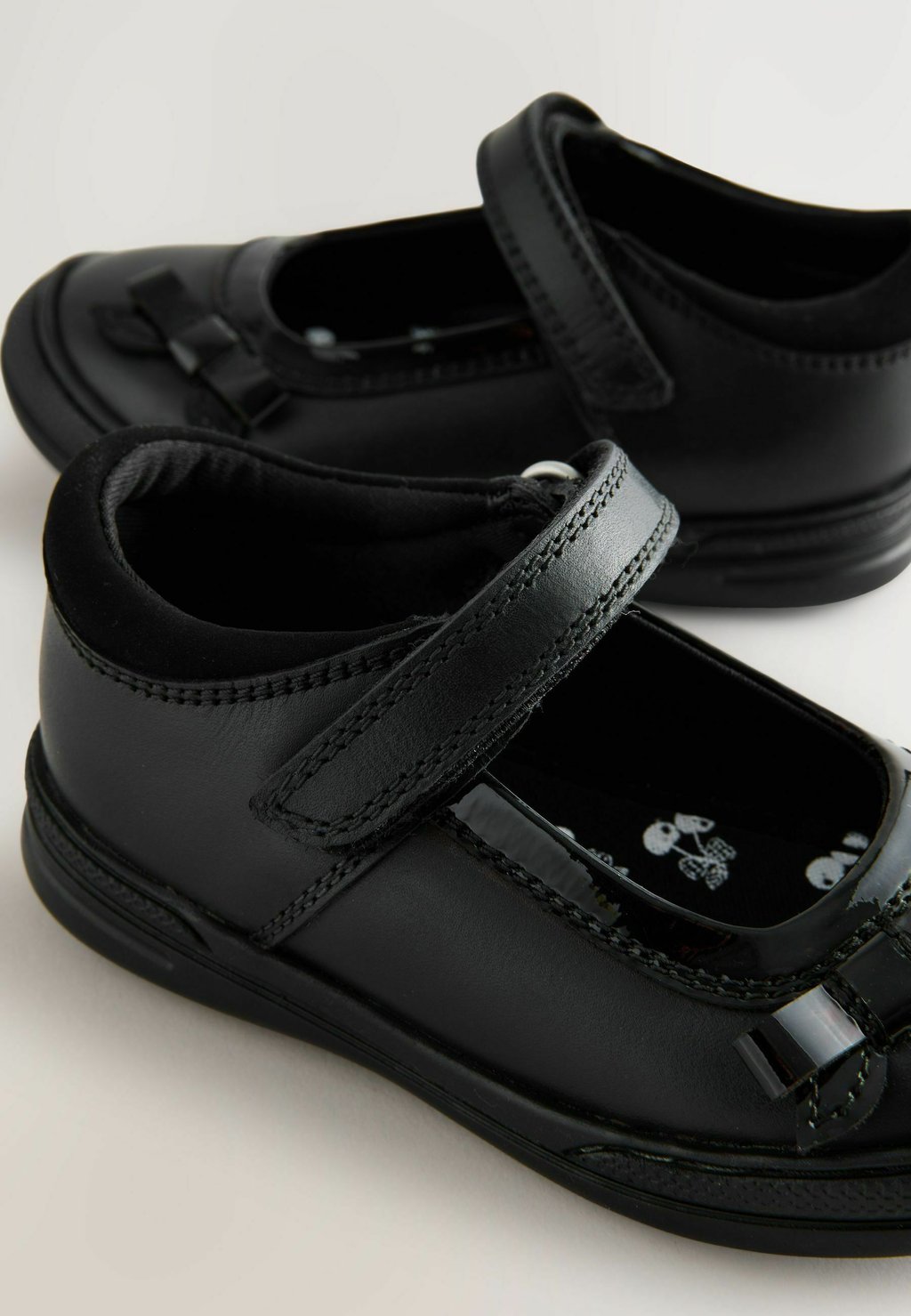 Балетки с ремешком на щиколотке Baby shoes Next, черный — фото 3